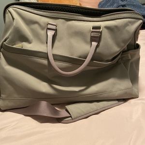 Target open story weekender bag taupe
